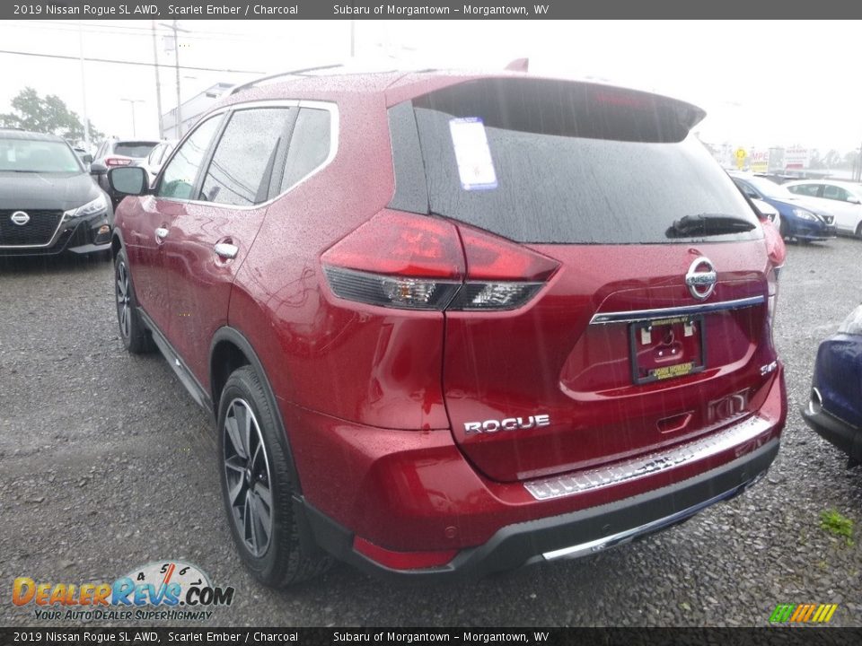 2019 Nissan Rogue SL AWD Scarlet Ember / Charcoal Photo #6