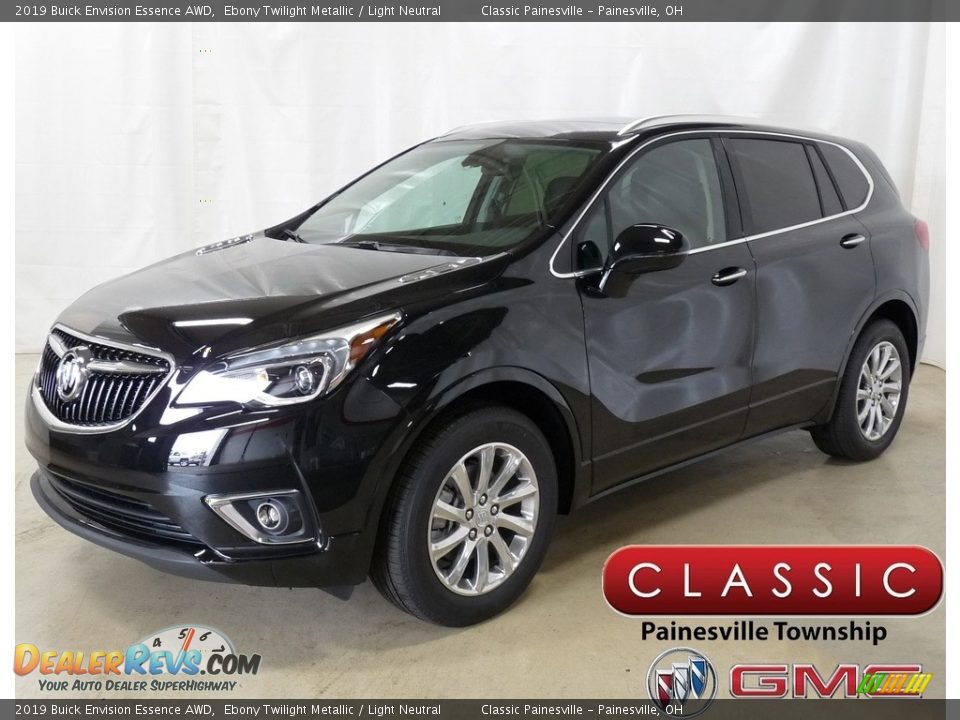 2019 Buick Envision Essence AWD Ebony Twilight Metallic / Light Neutral Photo #1