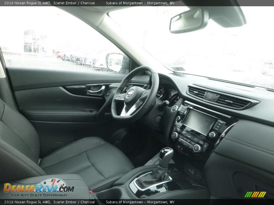 2019 Nissan Rogue SL AWD Scarlet Ember / Charcoal Photo #11
