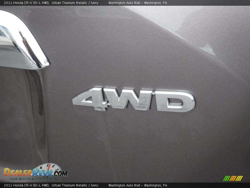 2011 Honda CR-V EX-L 4WD Urban Titanium Metallic / Ivory Photo #11
