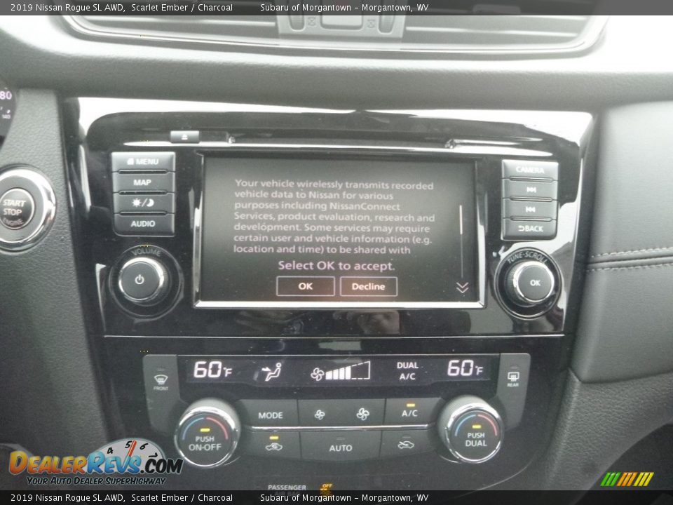 2019 Nissan Rogue SL AWD Scarlet Ember / Charcoal Photo #16