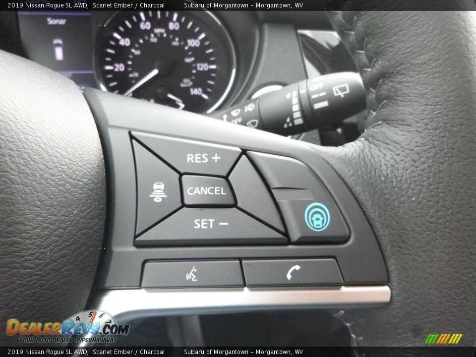2019 Nissan Rogue SL AWD Scarlet Ember / Charcoal Photo #18