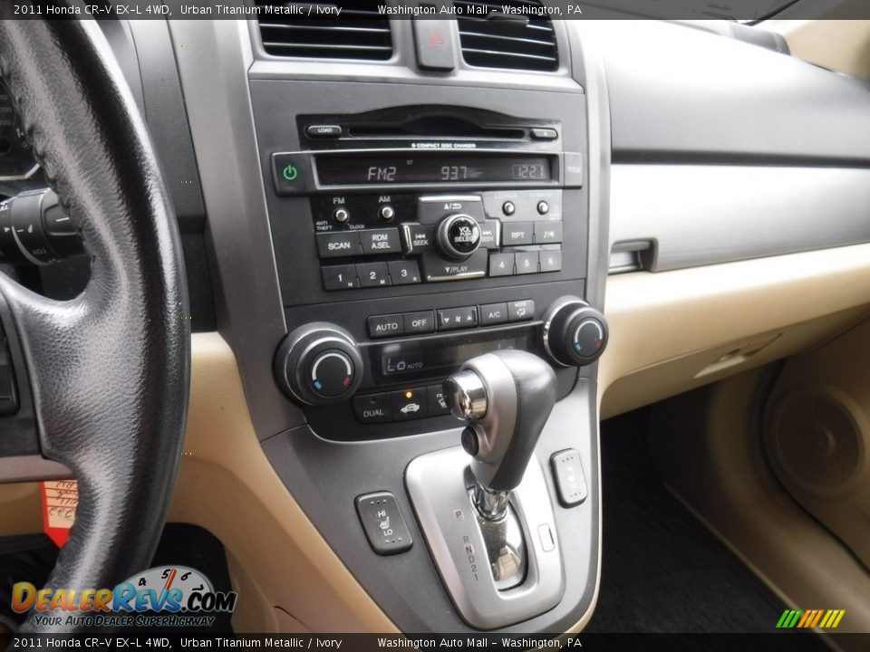 2011 Honda CR-V EX-L 4WD Urban Titanium Metallic / Ivory Photo #17