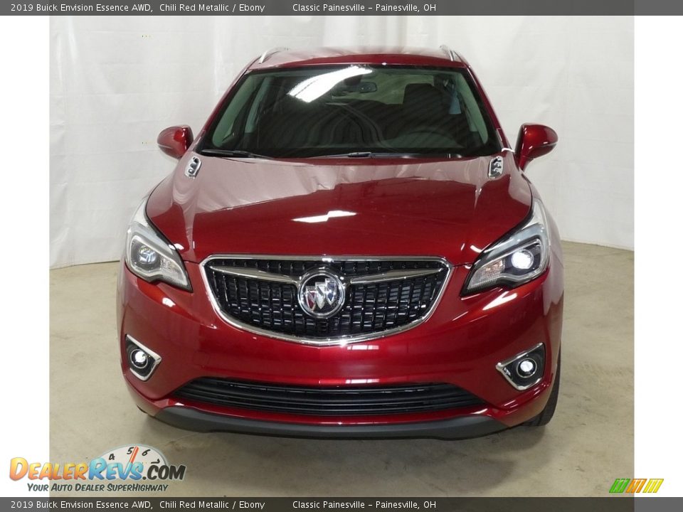 2019 Buick Envision Essence AWD Chili Red Metallic / Ebony Photo #4