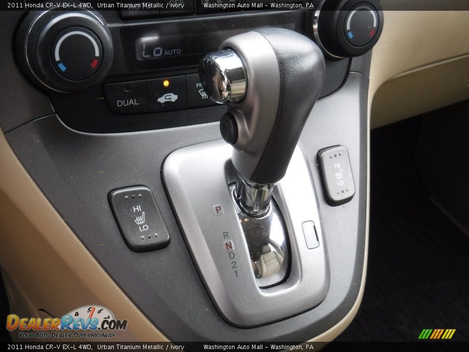 2011 Honda CR-V EX-L 4WD Urban Titanium Metallic / Ivory Photo #19