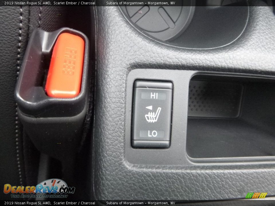 2019 Nissan Rogue SL AWD Scarlet Ember / Charcoal Photo #20
