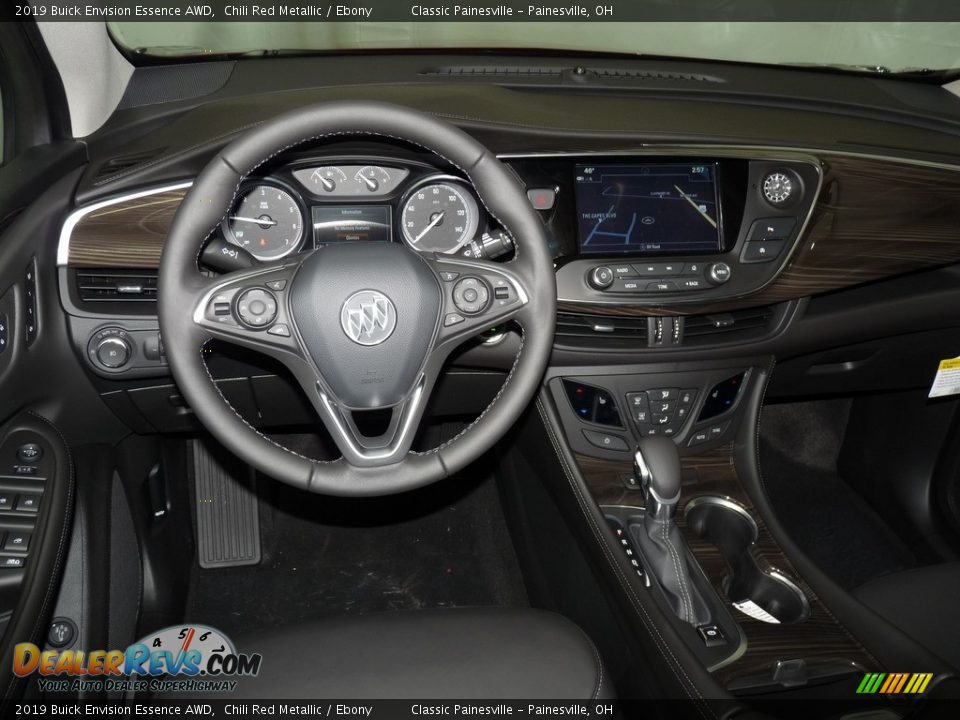 2019 Buick Envision Essence AWD Chili Red Metallic / Ebony Photo #9