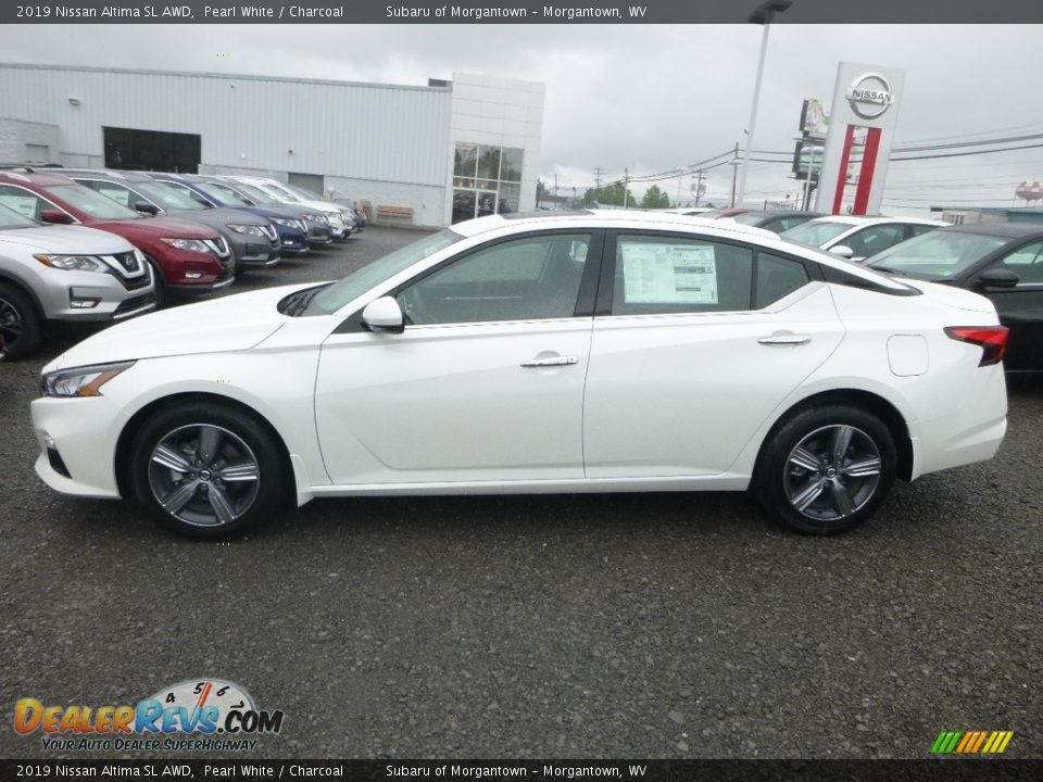 2019 Nissan Altima SL AWD Pearl White / Charcoal Photo #7