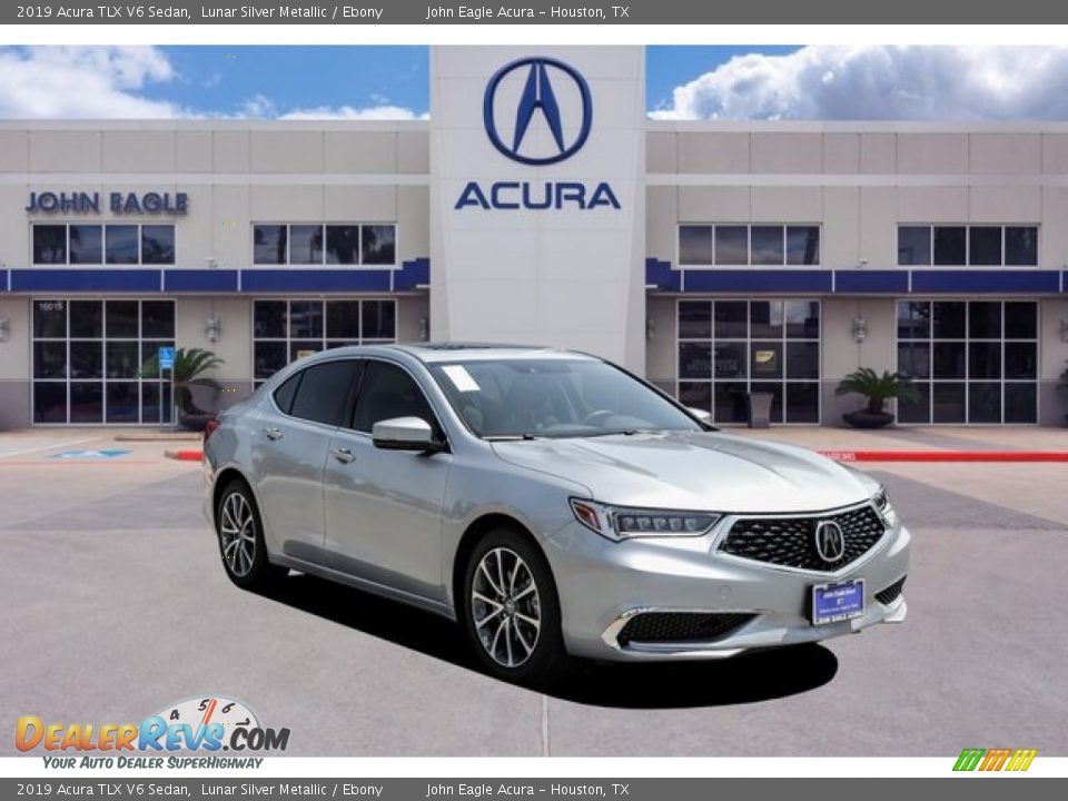2019 Acura TLX V6 Sedan Lunar Silver Metallic / Ebony Photo #1