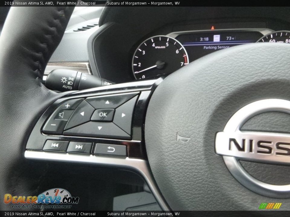 2019 Nissan Altima SL AWD Pearl White / Charcoal Photo #20