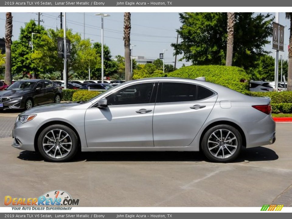 2019 Acura TLX V6 Sedan Lunar Silver Metallic / Ebony Photo #4