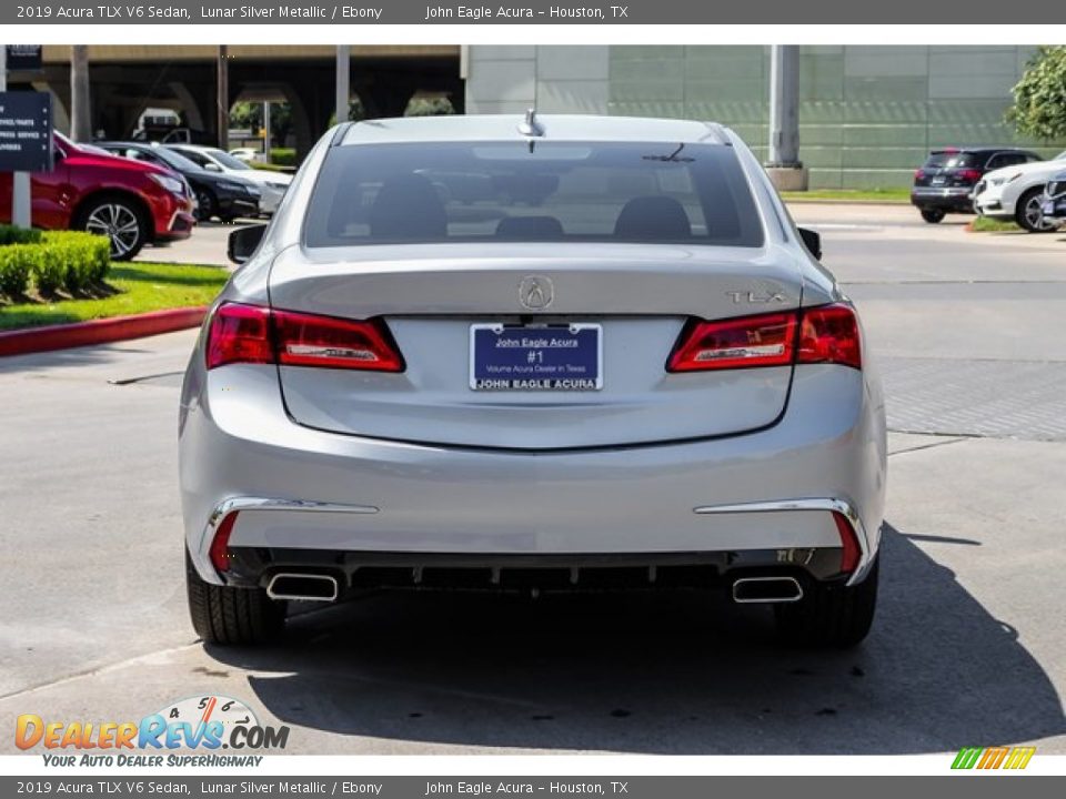 2019 Acura TLX V6 Sedan Lunar Silver Metallic / Ebony Photo #6