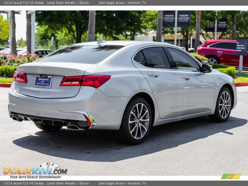 2019 Acura TLX V6 Sedan Lunar Silver Metallic / Ebony Photo #7
