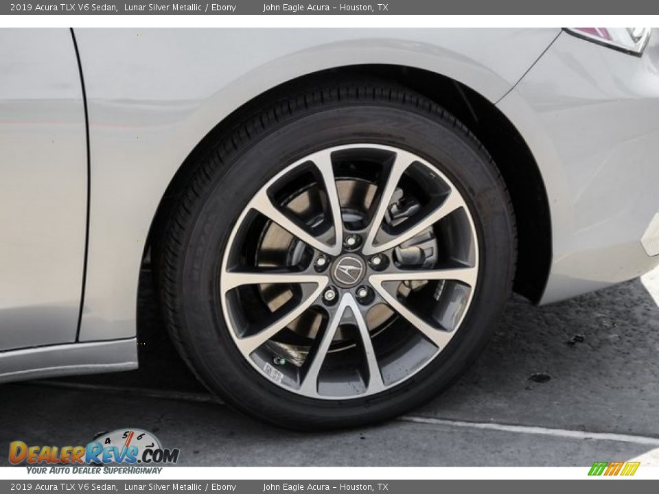 2019 Acura TLX V6 Sedan Lunar Silver Metallic / Ebony Photo #10