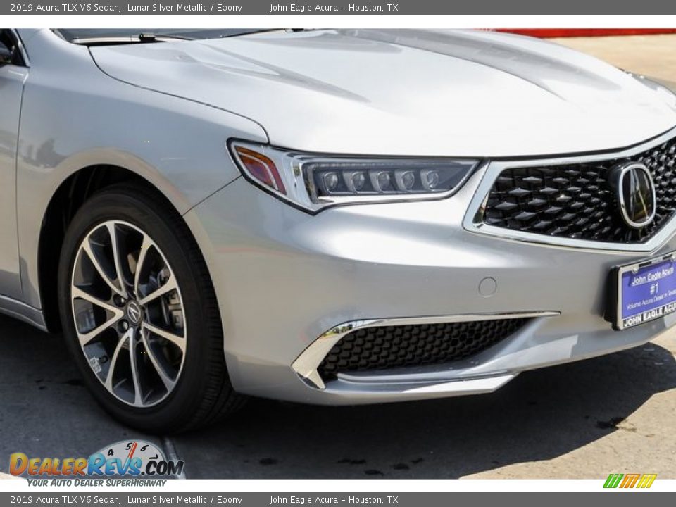 2019 Acura TLX V6 Sedan Lunar Silver Metallic / Ebony Photo #11