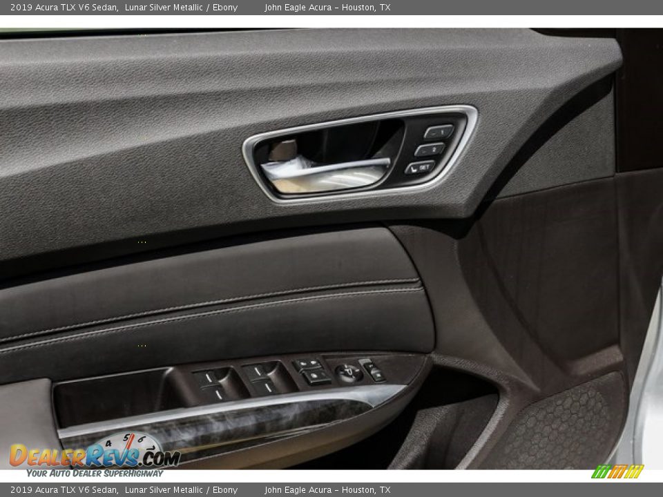 2019 Acura TLX V6 Sedan Lunar Silver Metallic / Ebony Photo #12