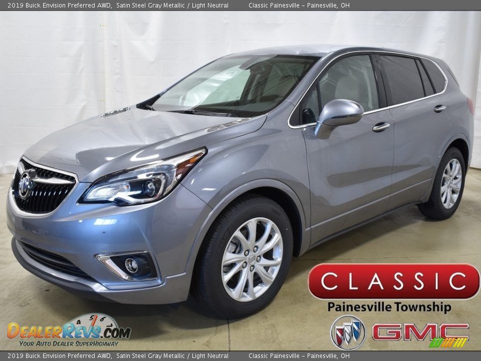 2019 Buick Envision Preferred AWD Satin Steel Gray Metallic / Light Neutral Photo #1