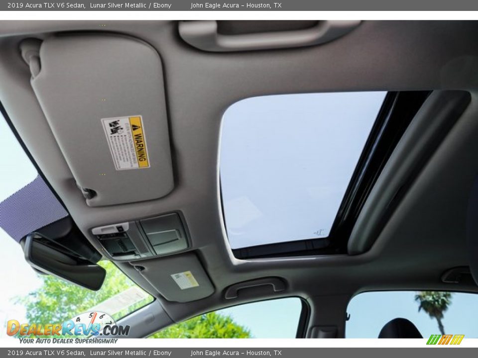 2019 Acura TLX V6 Sedan Lunar Silver Metallic / Ebony Photo #14
