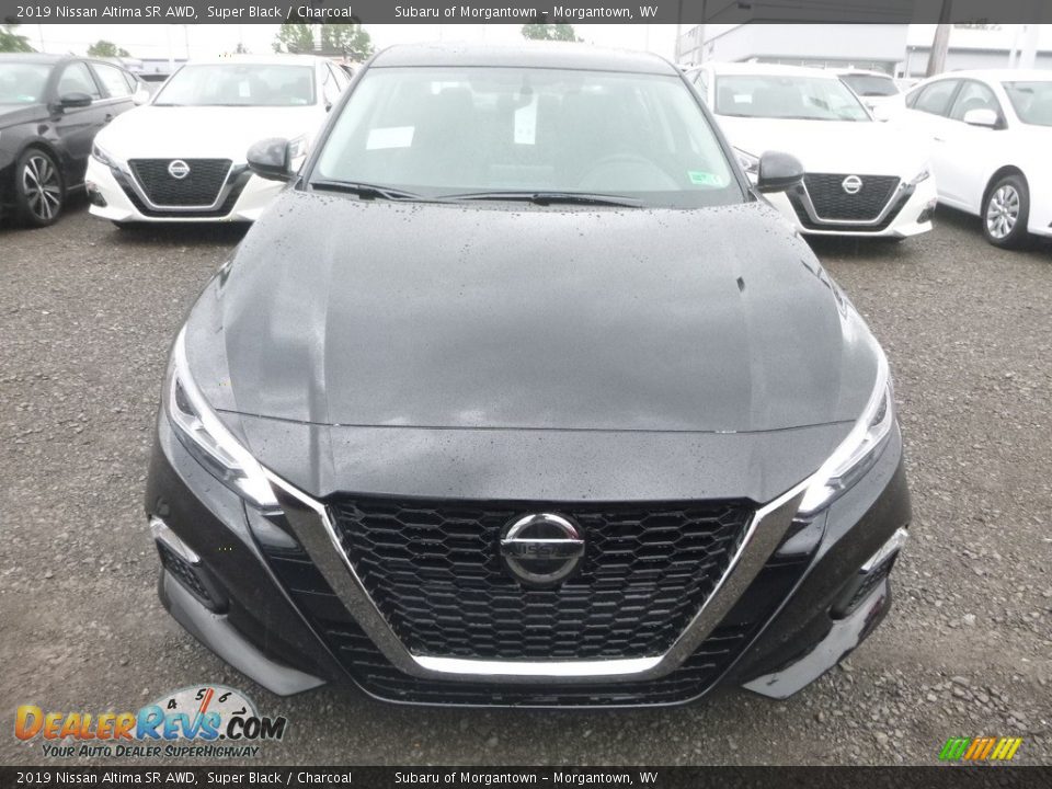 2019 Nissan Altima SR AWD Super Black / Charcoal Photo #9