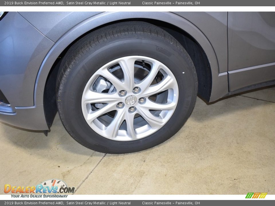 2019 Buick Envision Preferred AWD Satin Steel Gray Metallic / Light Neutral Photo #5