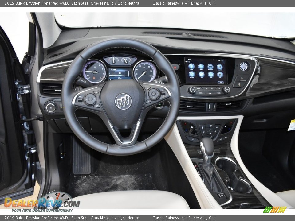 2019 Buick Envision Preferred AWD Satin Steel Gray Metallic / Light Neutral Photo #8