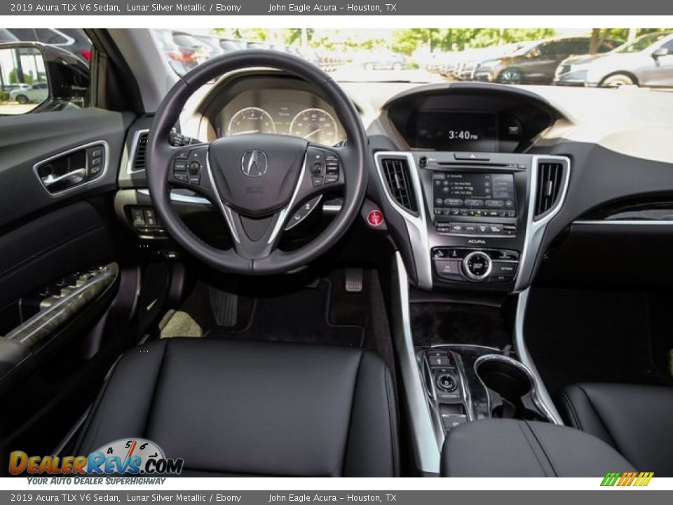 2019 Acura TLX V6 Sedan Lunar Silver Metallic / Ebony Photo #25
