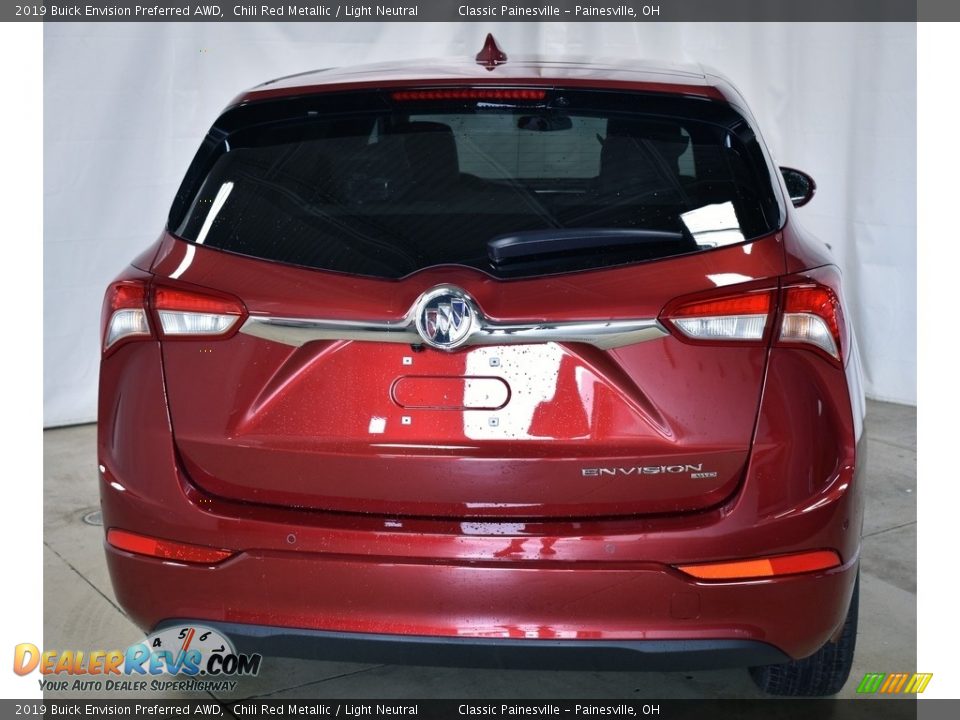 2019 Buick Envision Preferred AWD Chili Red Metallic / Light Neutral Photo #3