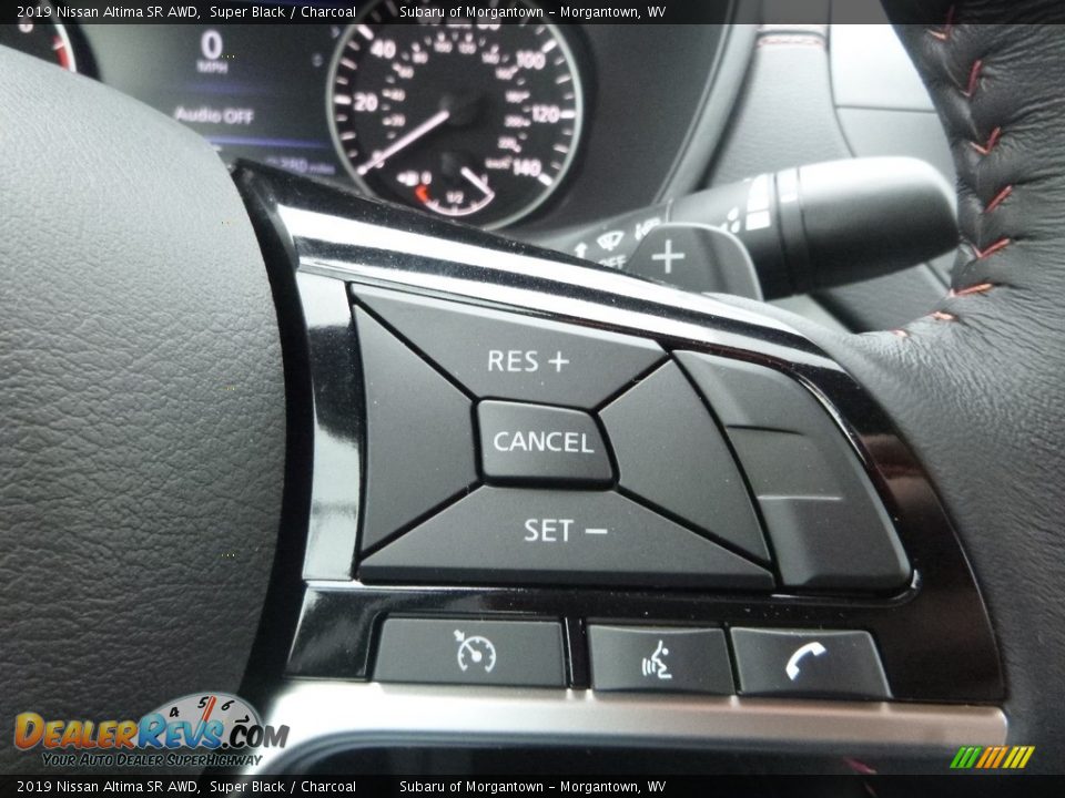 2019 Nissan Altima SR AWD Super Black / Charcoal Photo #19