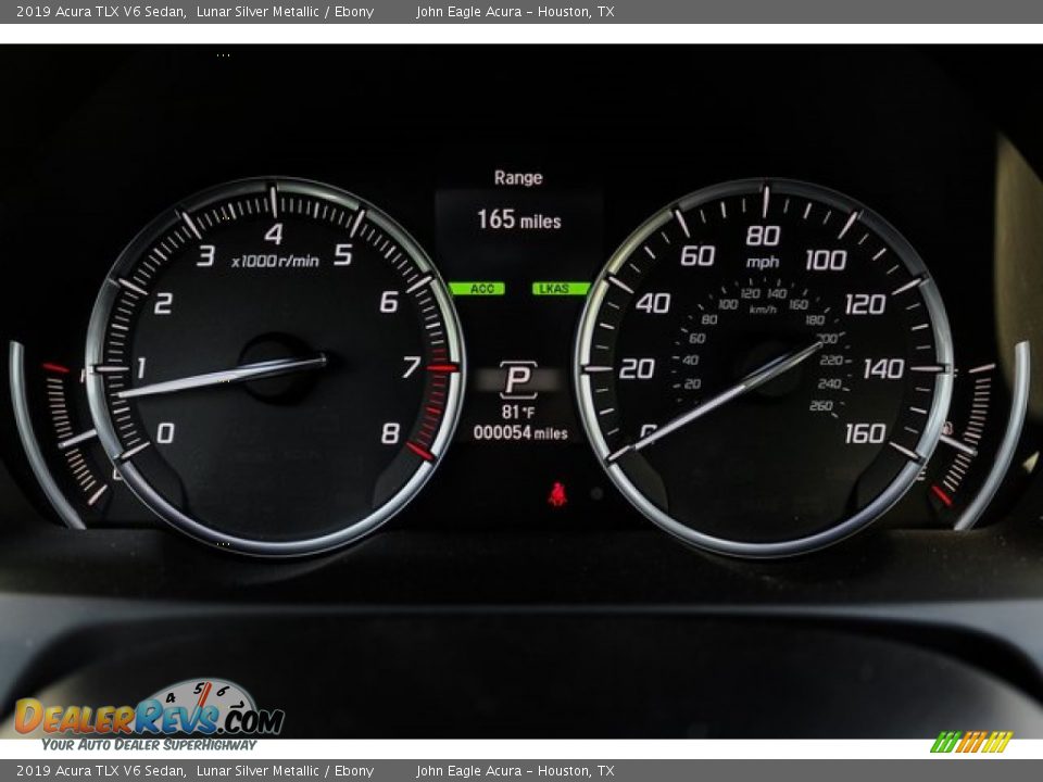 2019 Acura TLX V6 Sedan Lunar Silver Metallic / Ebony Photo #31
