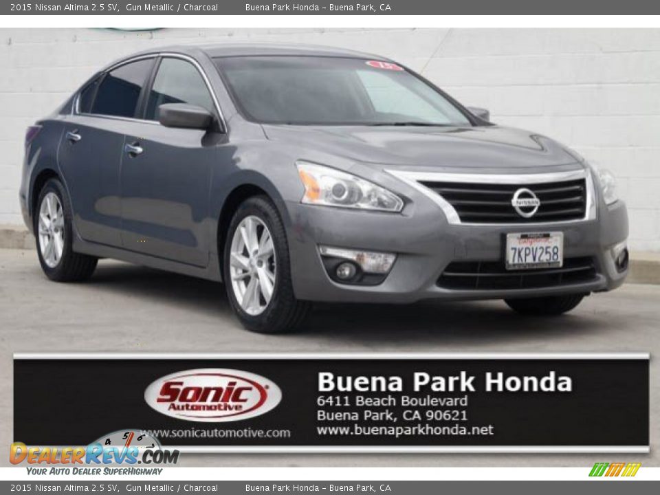 2015 Nissan Altima 2.5 SV Gun Metallic / Charcoal Photo #1