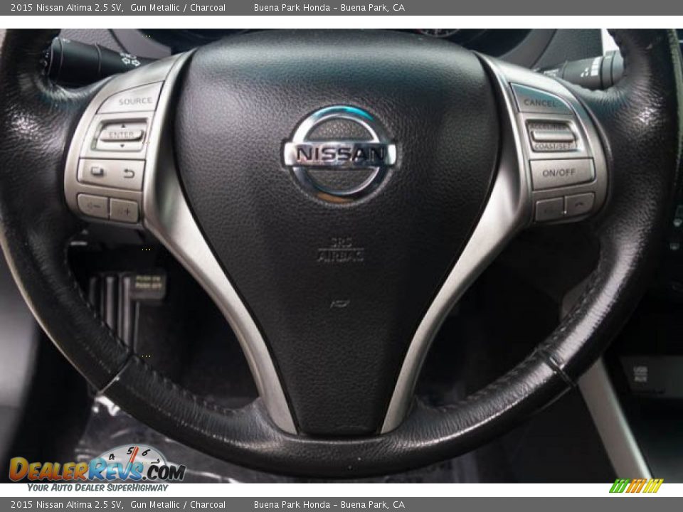 2015 Nissan Altima 2.5 SV Gun Metallic / Charcoal Photo #13