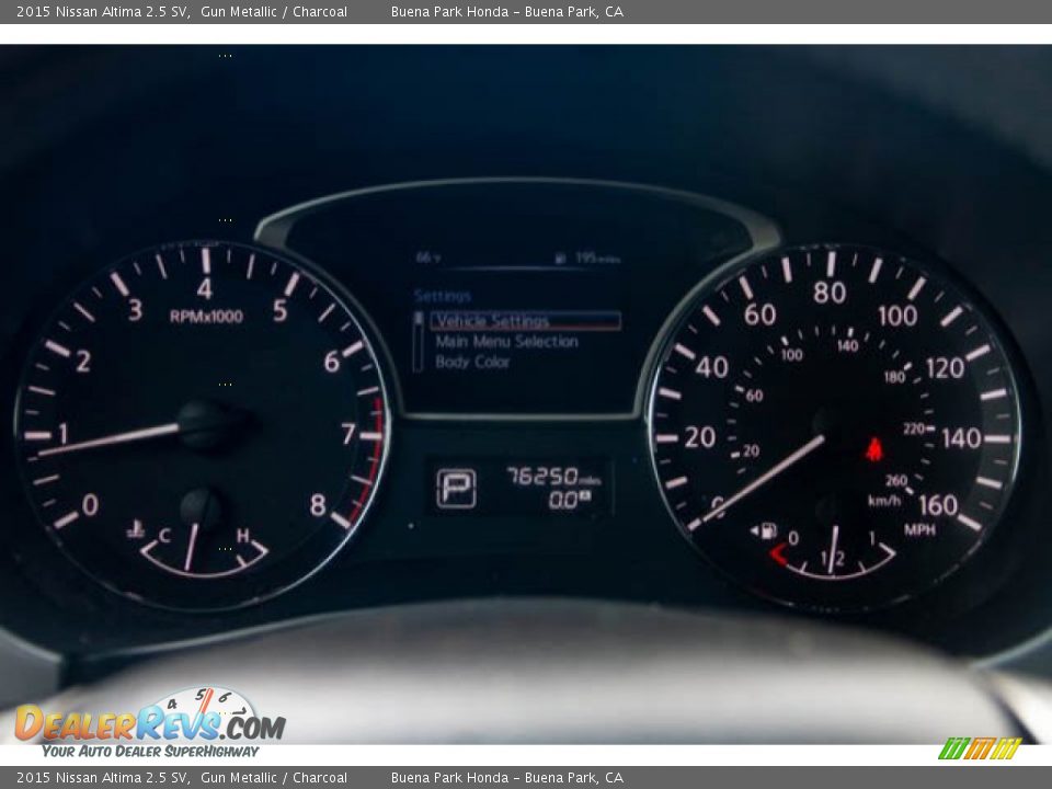 2015 Nissan Altima 2.5 SV Gun Metallic / Charcoal Photo #24