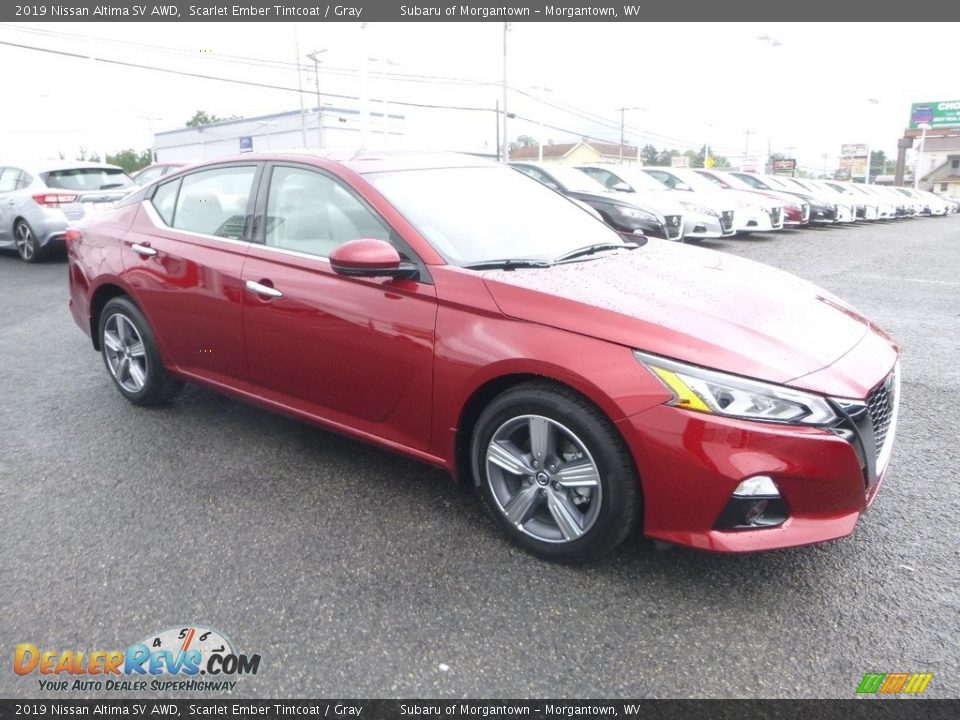2019 Nissan Altima SV AWD Scarlet Ember Tintcoat / Gray Photo #1