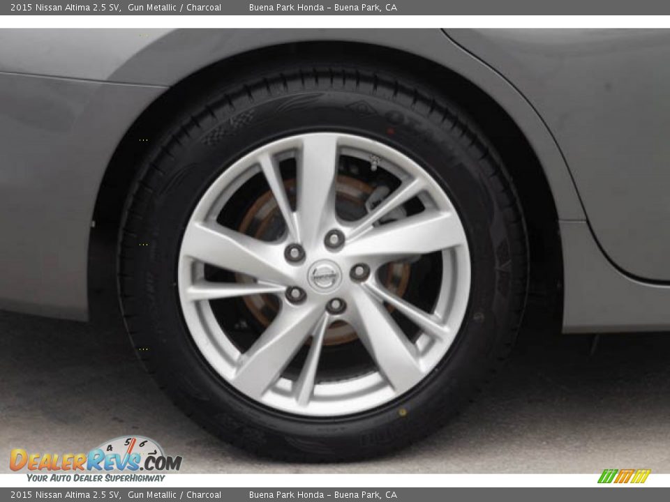 2015 Nissan Altima 2.5 SV Gun Metallic / Charcoal Photo #33