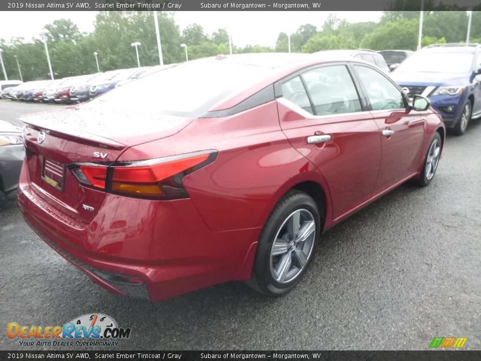 2019 Nissan Altima SV AWD Scarlet Ember Tintcoat / Gray Photo #4