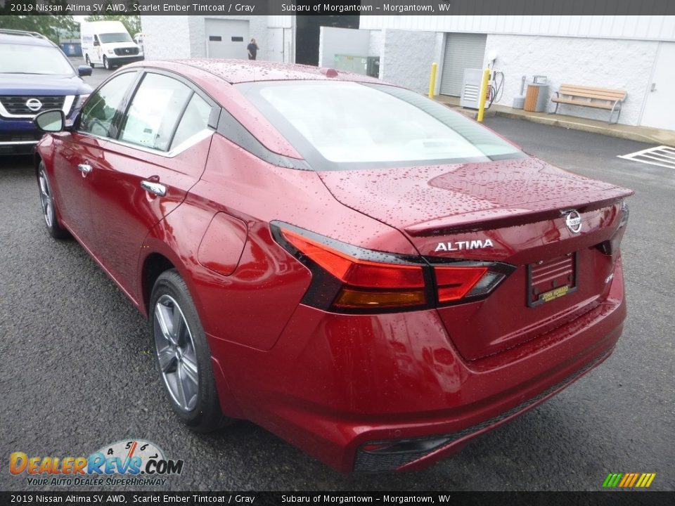 2019 Nissan Altima SV AWD Scarlet Ember Tintcoat / Gray Photo #6