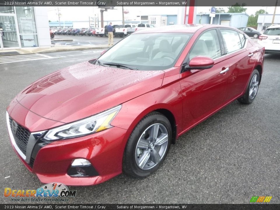 2019 Nissan Altima SV AWD Scarlet Ember Tintcoat / Gray Photo #8
