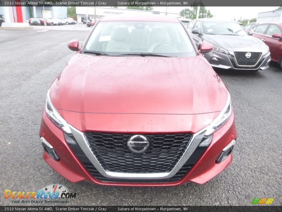 2019 Nissan Altima SV AWD Scarlet Ember Tintcoat / Gray Photo #9