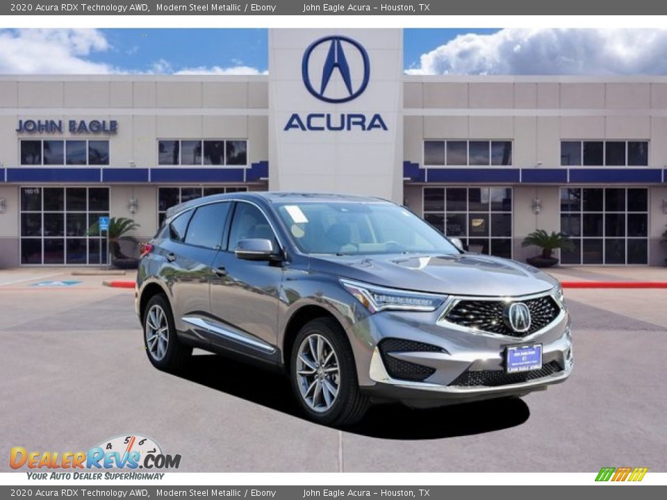 2020 Acura RDX Technology AWD Modern Steel Metallic / Ebony Photo #1