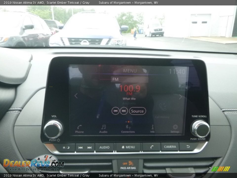 2019 Nissan Altima SV AWD Scarlet Ember Tintcoat / Gray Photo #16