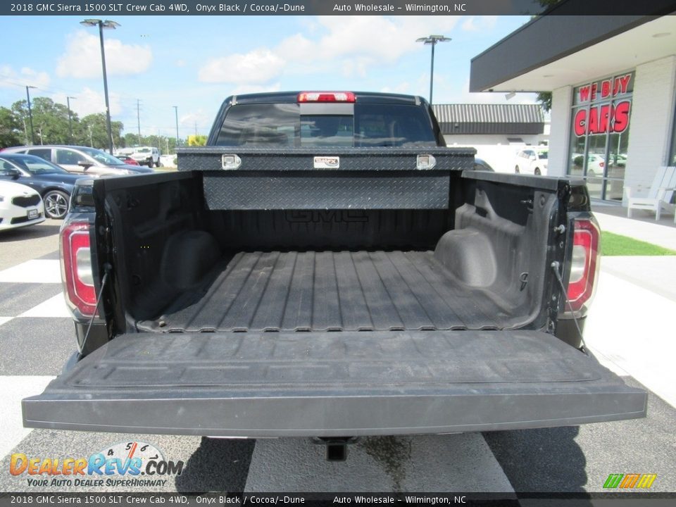 2018 GMC Sierra 1500 SLT Crew Cab 4WD Onyx Black / Cocoa/­Dune Photo #5
