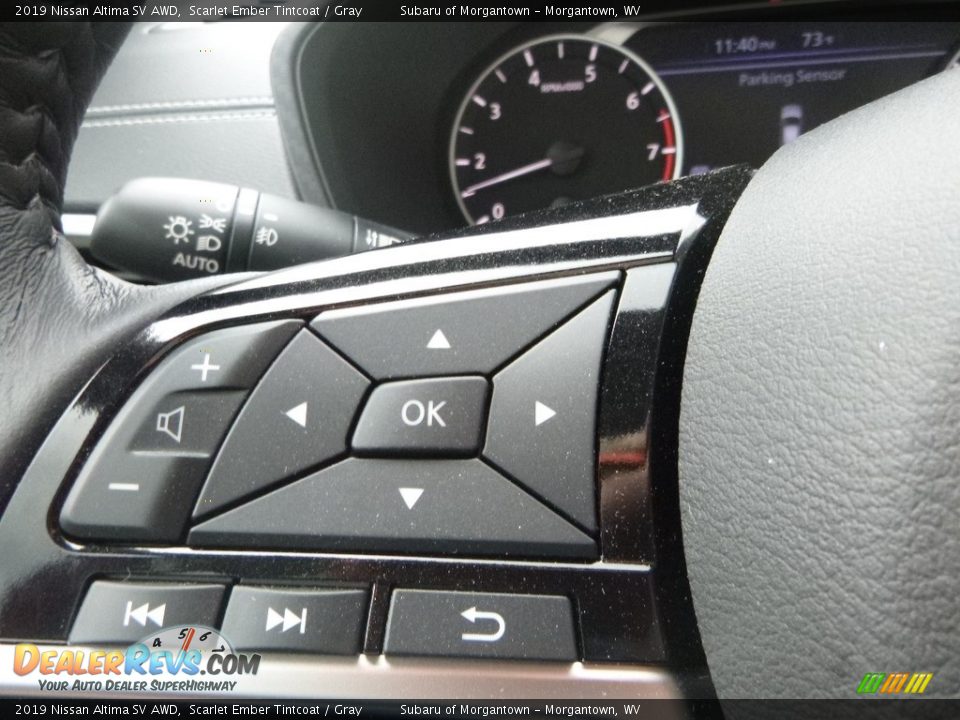 2019 Nissan Altima SV AWD Scarlet Ember Tintcoat / Gray Photo #20