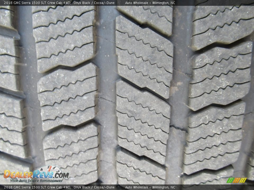 2018 GMC Sierra 1500 SLT Crew Cab 4WD Onyx Black / Cocoa/­Dune Photo #9