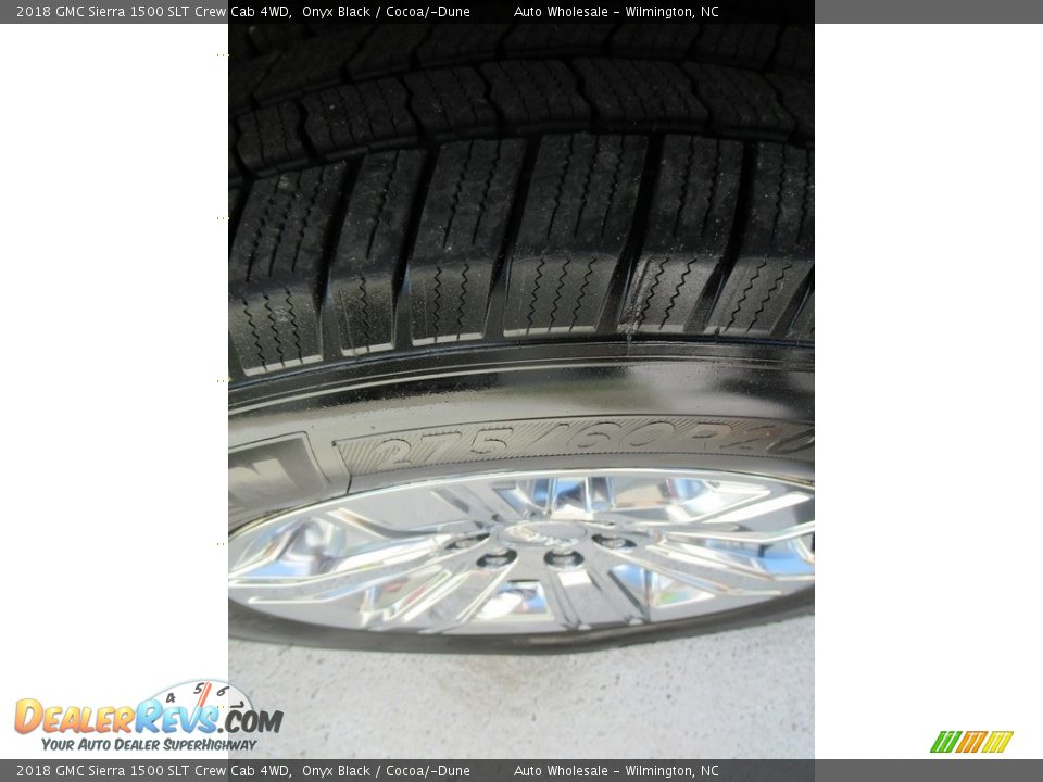 2018 GMC Sierra 1500 SLT Crew Cab 4WD Onyx Black / Cocoa/­Dune Photo #10