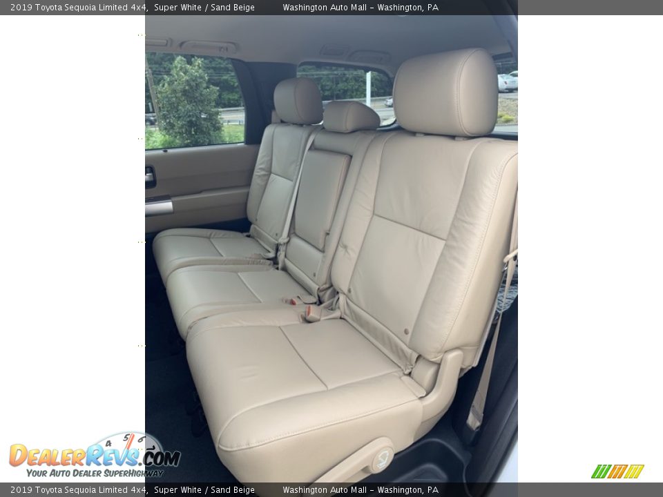 2019 Toyota Sequoia Limited 4x4 Super White / Sand Beige Photo #18