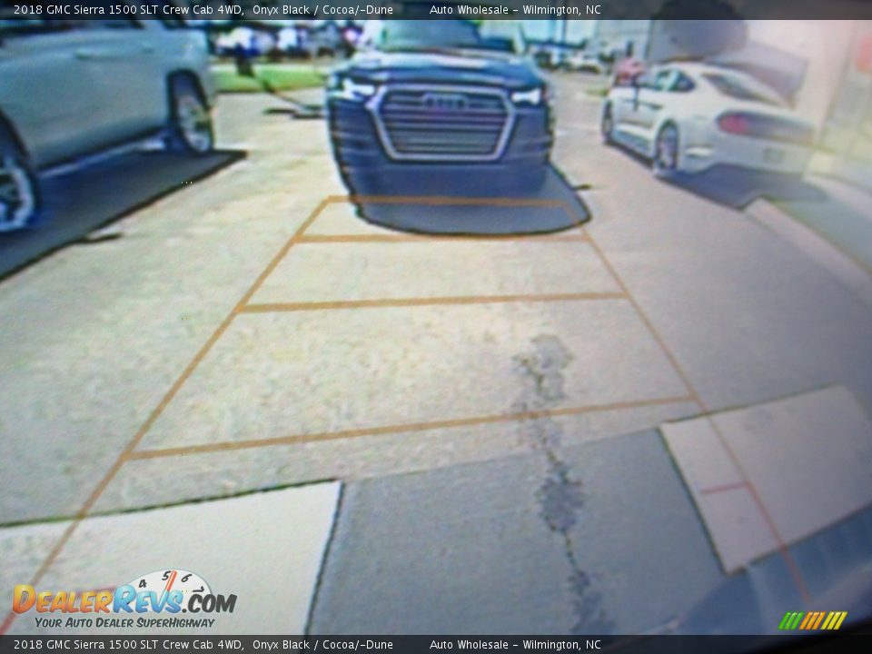 2018 GMC Sierra 1500 SLT Crew Cab 4WD Onyx Black / Cocoa/­Dune Photo #19