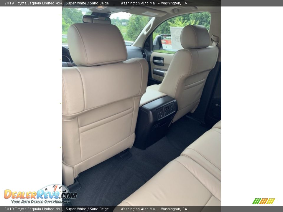 2019 Toyota Sequoia Limited 4x4 Super White / Sand Beige Photo #20