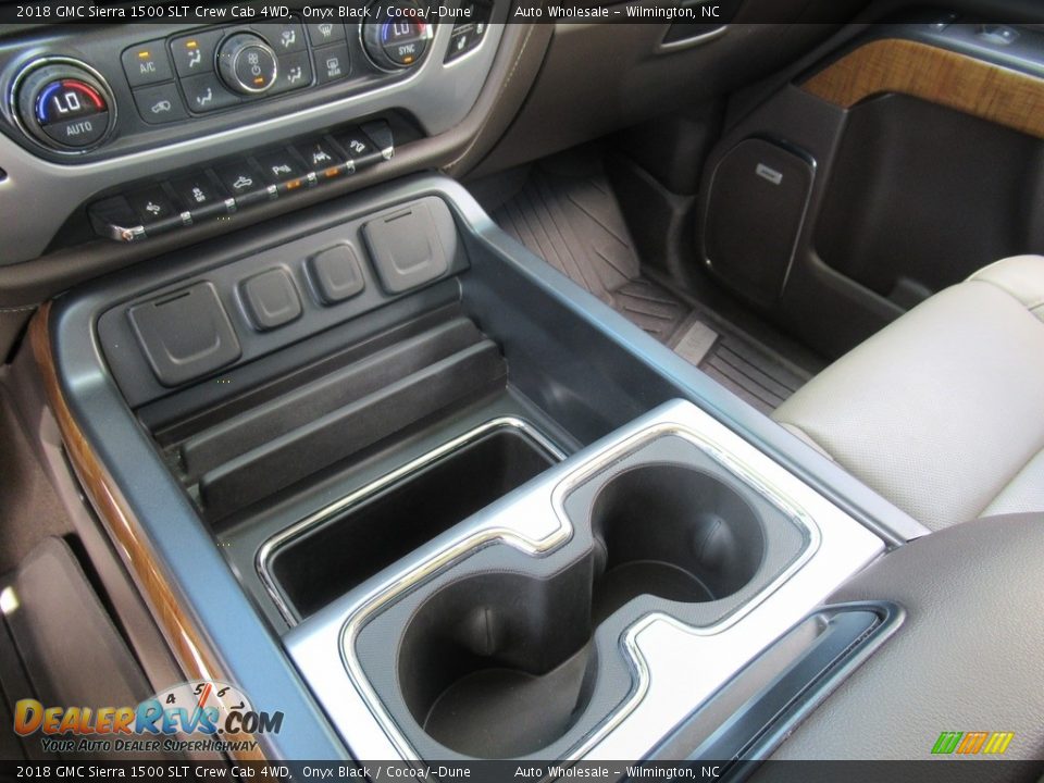2018 GMC Sierra 1500 SLT Crew Cab 4WD Onyx Black / Cocoa/­Dune Photo #20