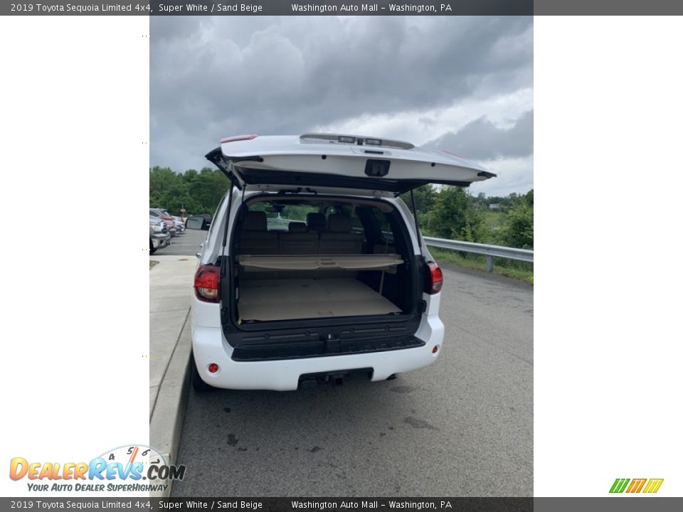 2019 Toyota Sequoia Limited 4x4 Super White / Sand Beige Photo #21