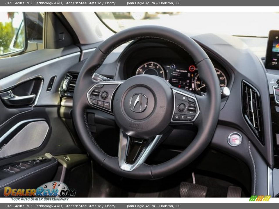 2020 Acura RDX Technology AWD Modern Steel Metallic / Ebony Photo #27